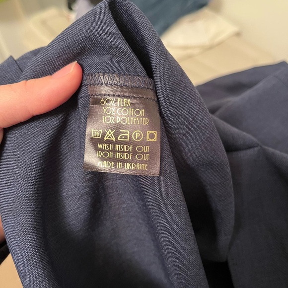 Rebecca Tatti Blue Denim Colored Office Dress - Picture 8 of 10